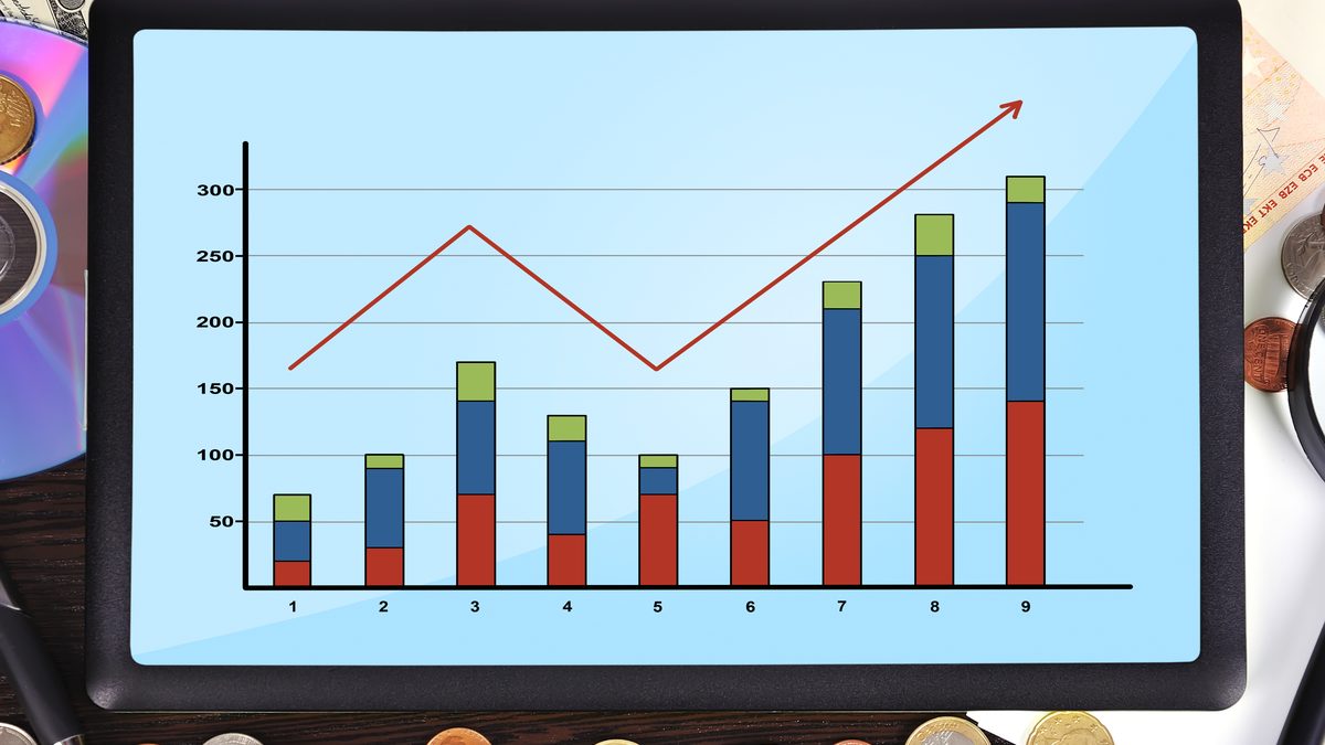 CFO and investor relations team reviewing quarterly earnings figures on screens before an after-close press release